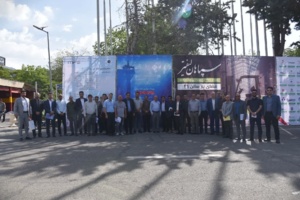 افتتاح نمایشگاه کتاب شرکت بهره برداری نفت و گاز شرق در مشهد مقدس