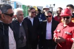 بازدید مدیرعامل شرکت ملی نفت ایران از دکل ۹۱ فتح در میدان توس