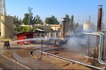 مانور مقابله با نشت نفت و گاز و آتش سوزی در تاسیسات نفت شهر برگزار شد