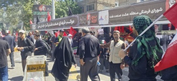برپایی موکب شهدای صنعت نفت و گاز خراسان رضوی